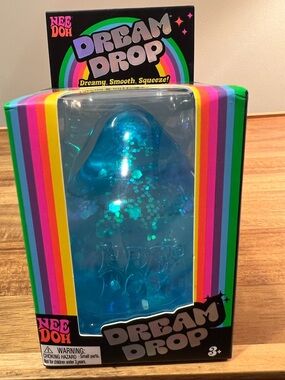 💙NeeDoh Blue Sparkle Dream Drop Squeezy Toy. So dreamy, hard to find!